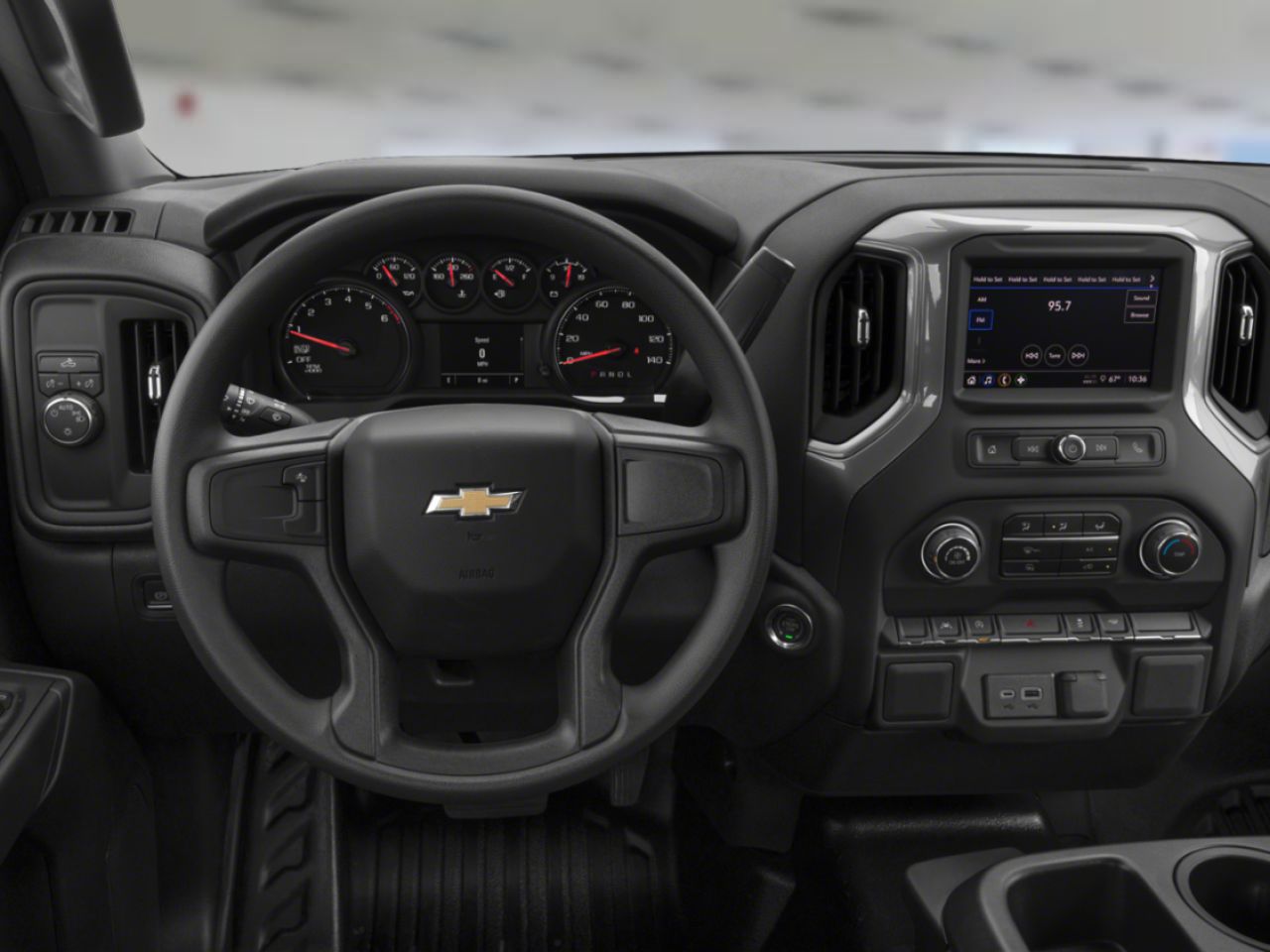 Chevrolet Silverado 1500 WT cabine classique 4RM 140 po 2026 Blanc Thetford Mines - photo #7