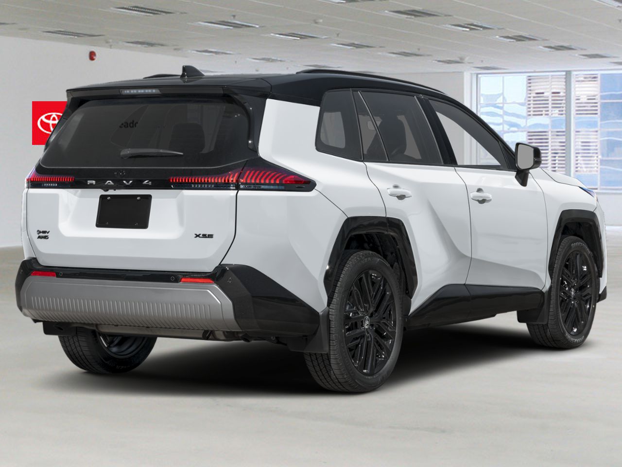 2026 TOYOTA RAV4 TECH PACKAGE Wind Chill Pearl w/Black Roof Mississauga - photo #2