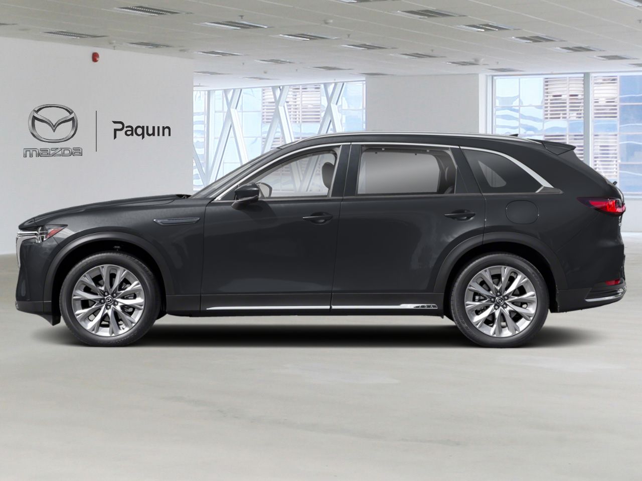 Mazda CX-90 hybride l&eacute;ger 2026 Noir de jais mica Rouyn-Noranda - photo #2