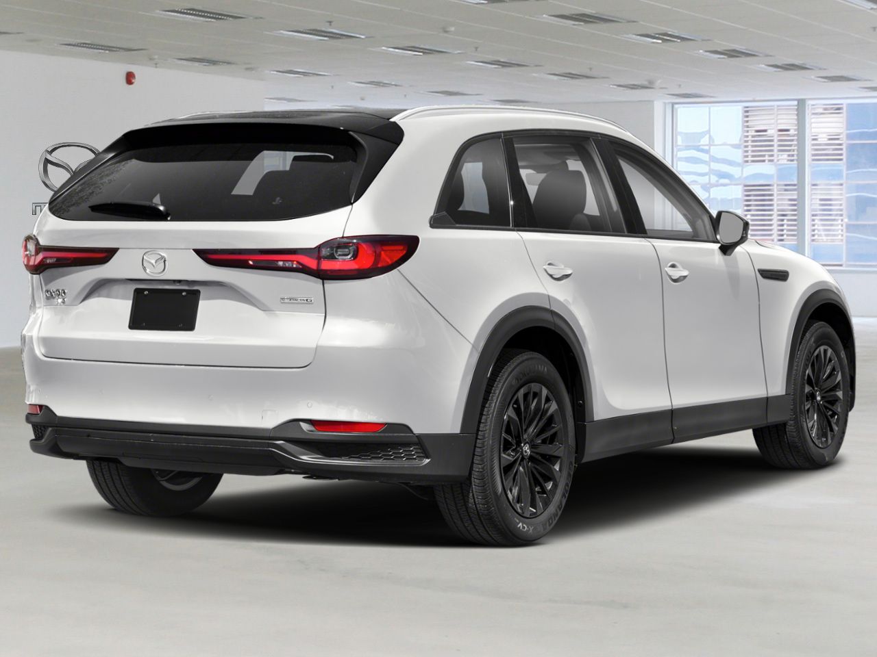 Mazda CX-90 hybride l&eacute;ger 2026 Blanc rhodium m&eacute;tallis&eacute; Rouyn-Noranda - photo #1