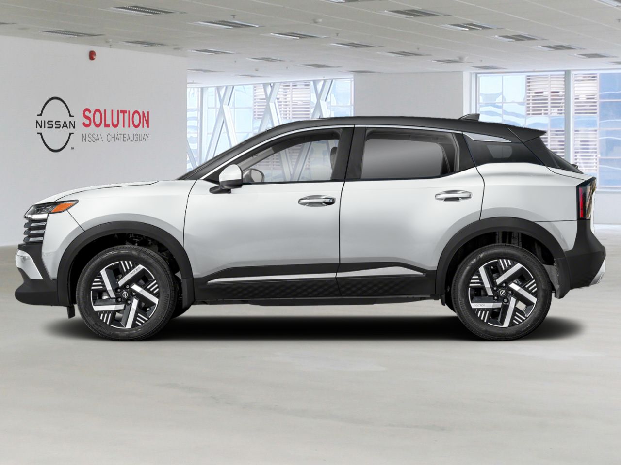 NISSAN Kicks KICKS SV 2026 Blanc d'Aspen triple couche/Noir intense Ch&acirc;teauguay - photo #2