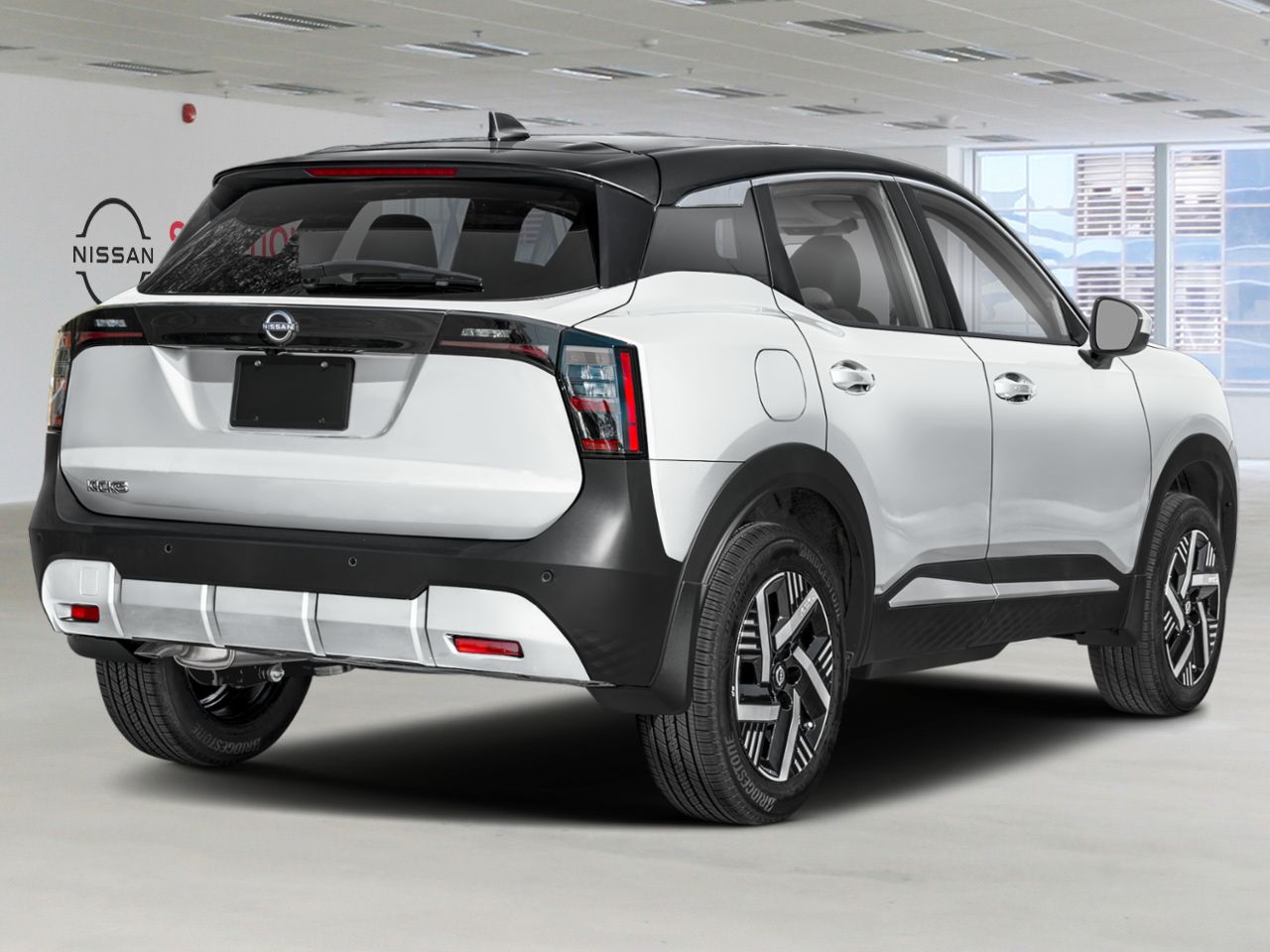 NISSAN Kicks KICKS SV 2026 Blanc d'Aspen triple couche/Noir intense Ch&acirc;teauguay - photo #1