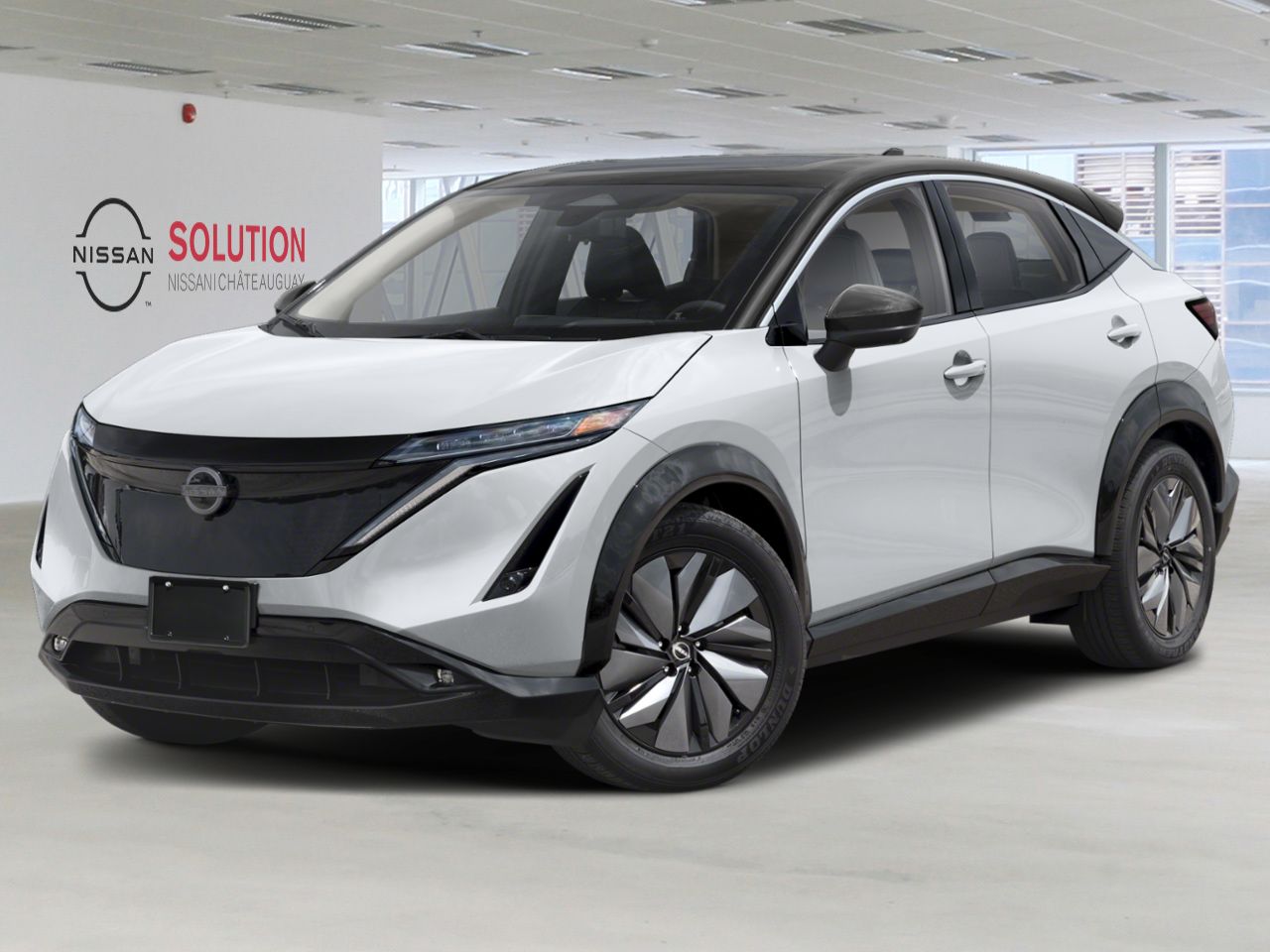 2026 NISSAN ARIYA ARIYA PLATINE+ E-4ORCE Everest White Pearl Tricoat/Black Diamond Pearl Ch&acirc;teauguay - photo #0