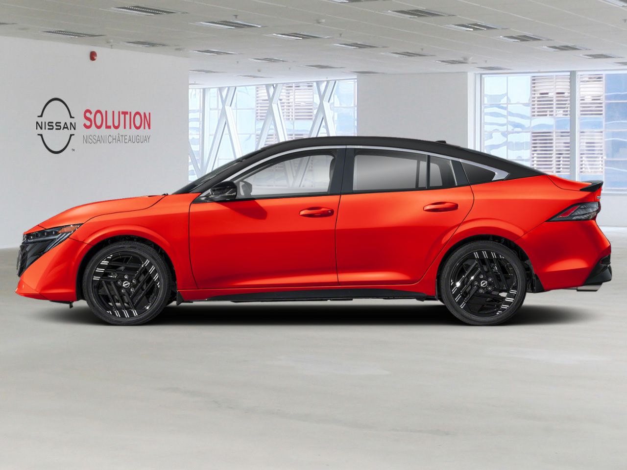 2026 NISSAN Sentra SENTRA SR Energetic Ember/Super Black Ch&acirc;teauguay - photo #2