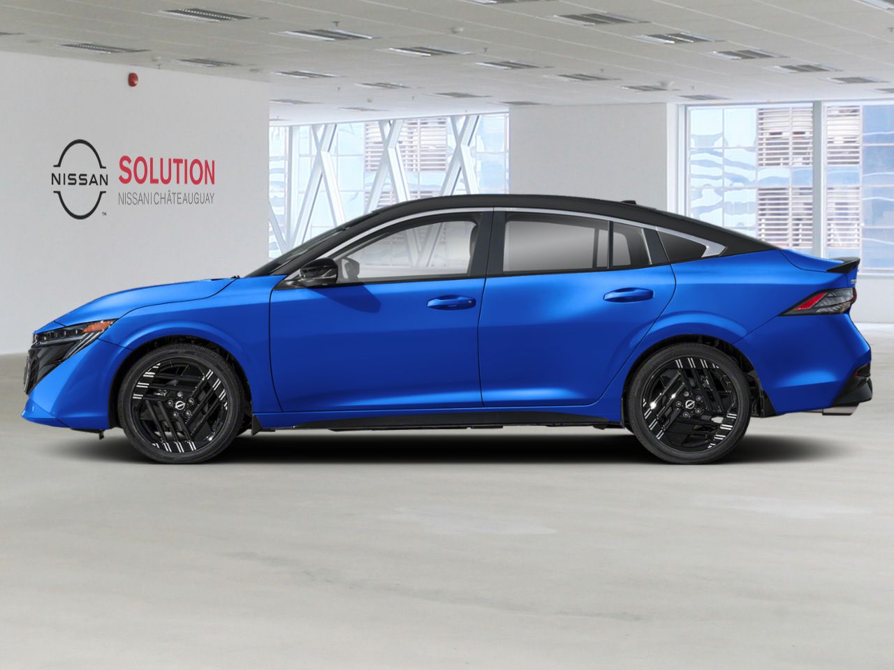 2026 NISSAN Sentra SENTRA SR Bluestone Pearl/Super Black Ch&acirc;teauguay - photo #2