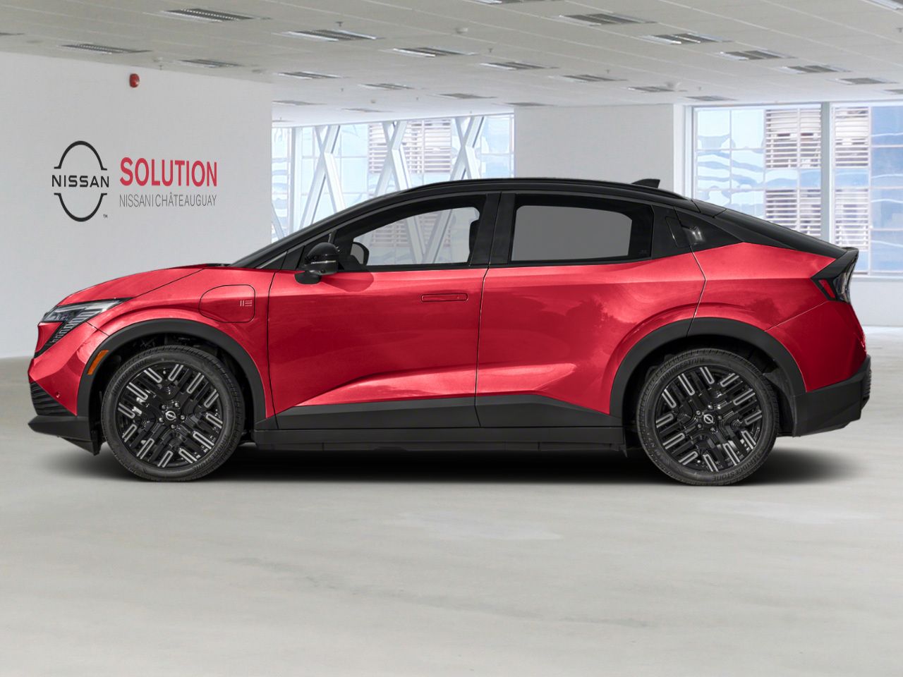 NISSAN LEAF LEAF PLATINUM+ 2026 Rouge m&eacute;tallis&eacute;/Noir Ch&acirc;teauguay - photo #2