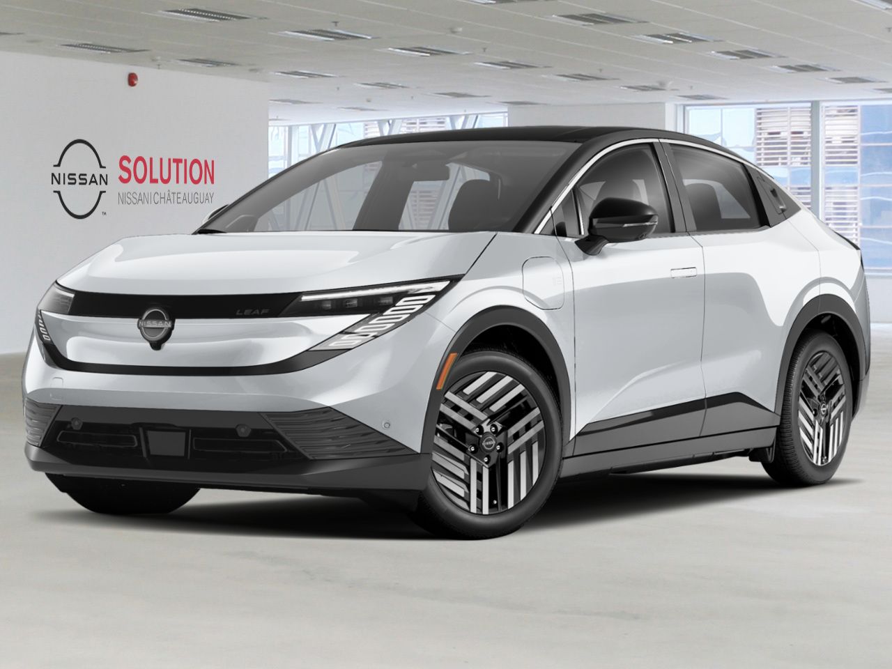 Nissan LEAF LEAF SV+ 2026 Blanc Everest nacr&eacute; triple couche/Noir Ch&acirc;teauguay - photo #0