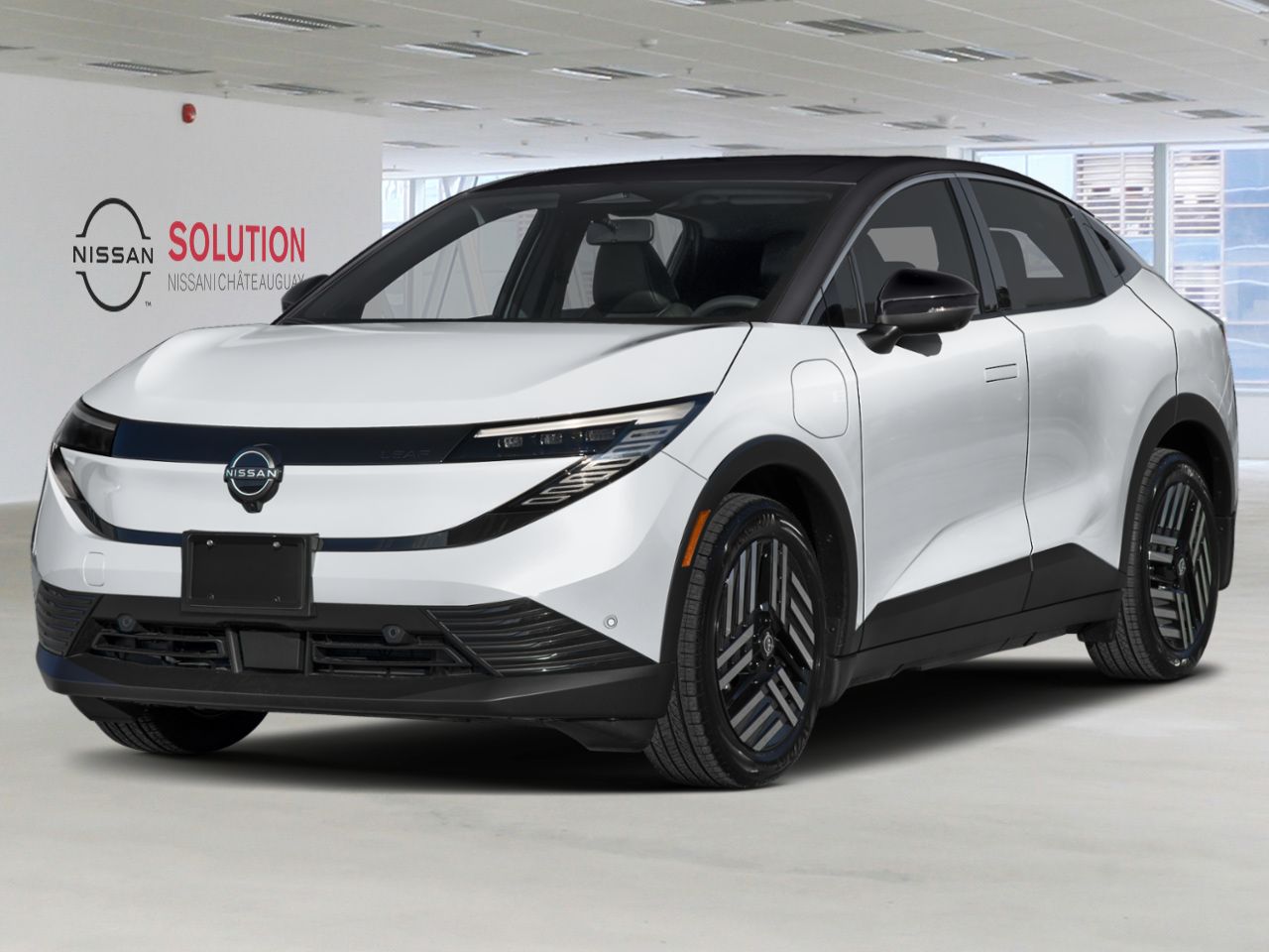 NISSAN LEAF LEAF SV+ 2026 Blanc Everest nacr&eacute; triple couche/Noir Ch&acirc;teauguay - photo #0