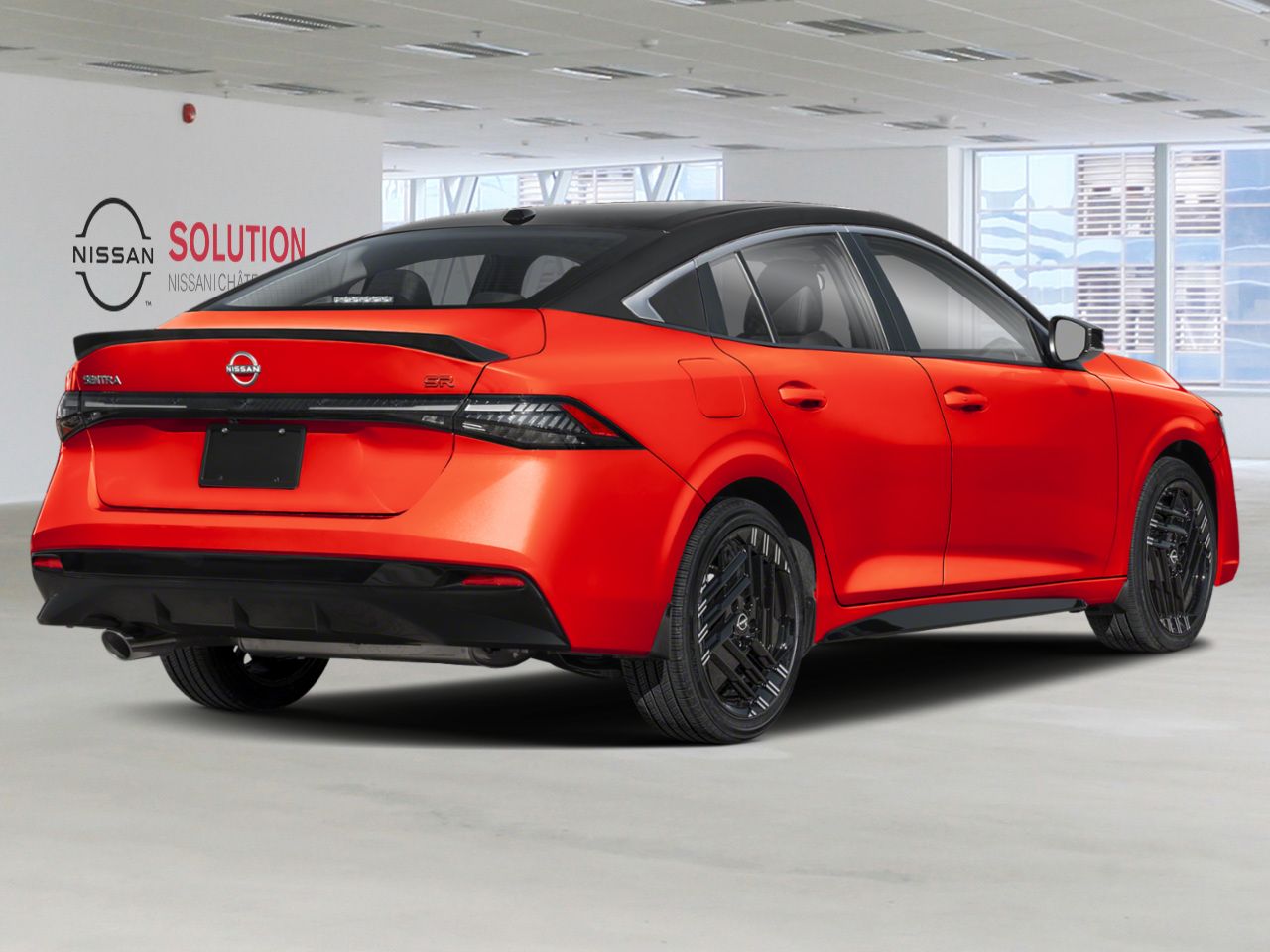 2026 NISSAN Sentra SENTRA SR Energetic Ember/Super Black Ch&acirc;teauguay - photo #1