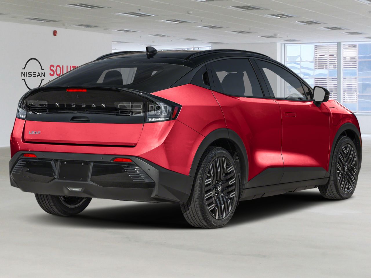 NISSAN LEAF LEAF PLATINUM+ 2026 Rouge m&eacute;tallis&eacute;/Noir Ch&acirc;teauguay - photo #1