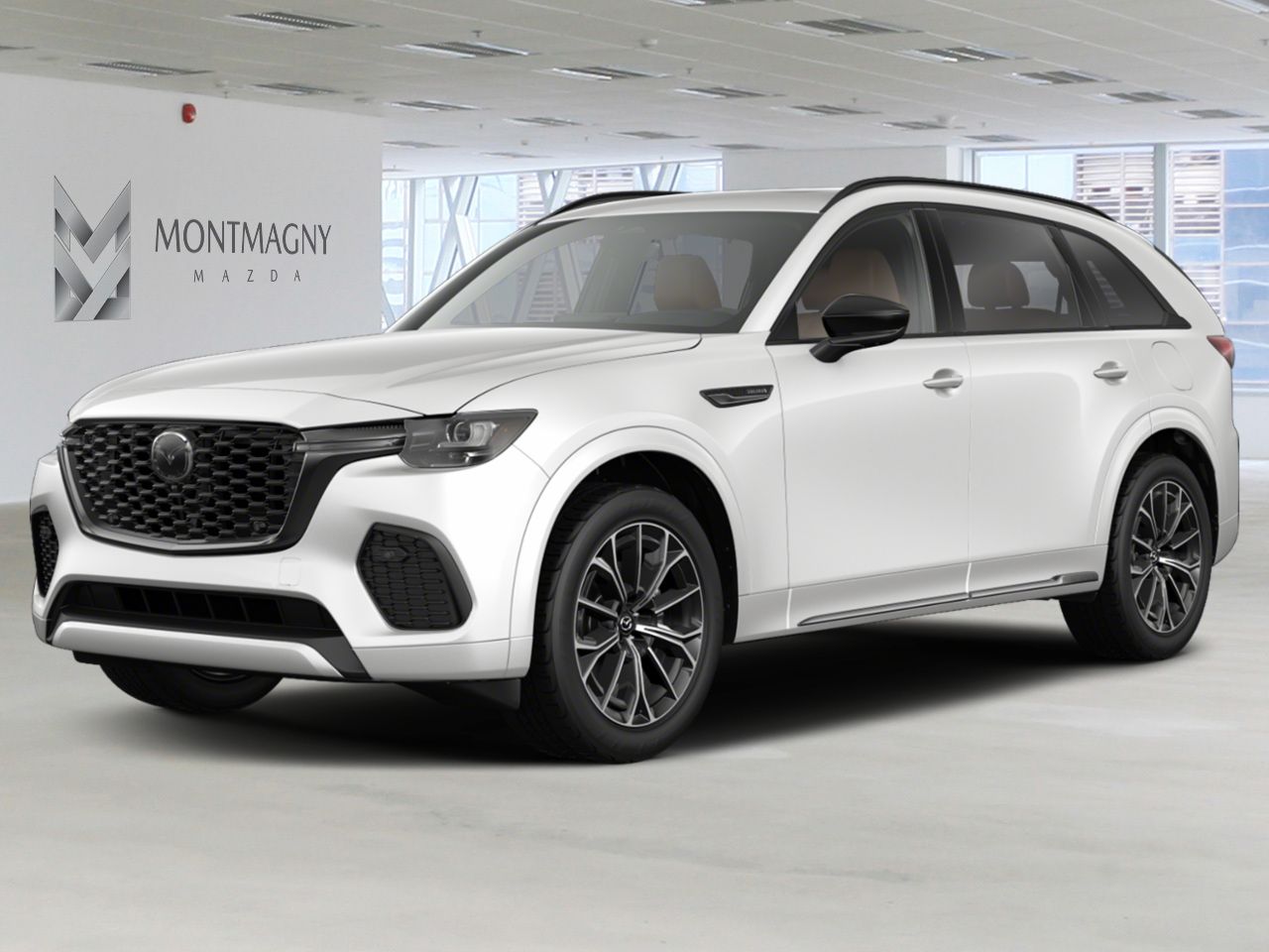 MAZDA CX-70 hybride léger Signature 2025 Blanc rhodium métallisé Montmagny - photo #0