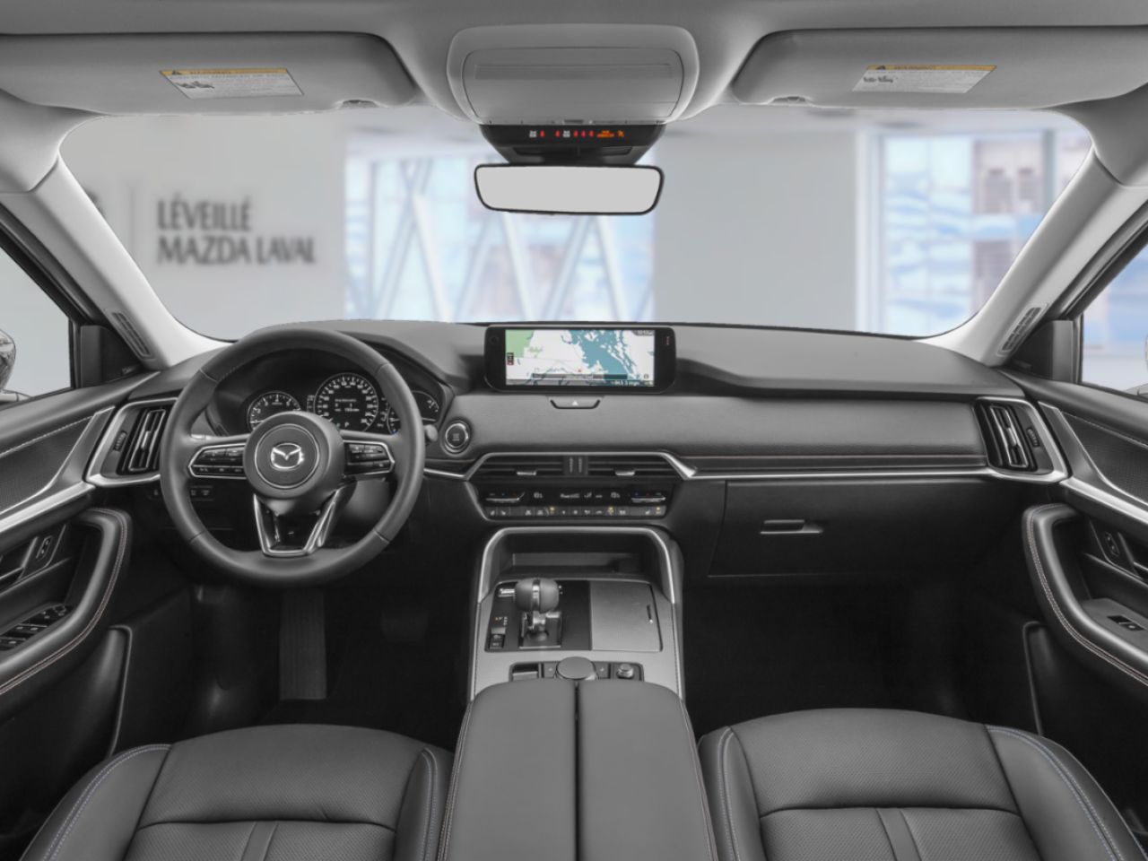 Mazda CX-90 hybride léger GT 2025 Noir de jais mica Laval - photo #12