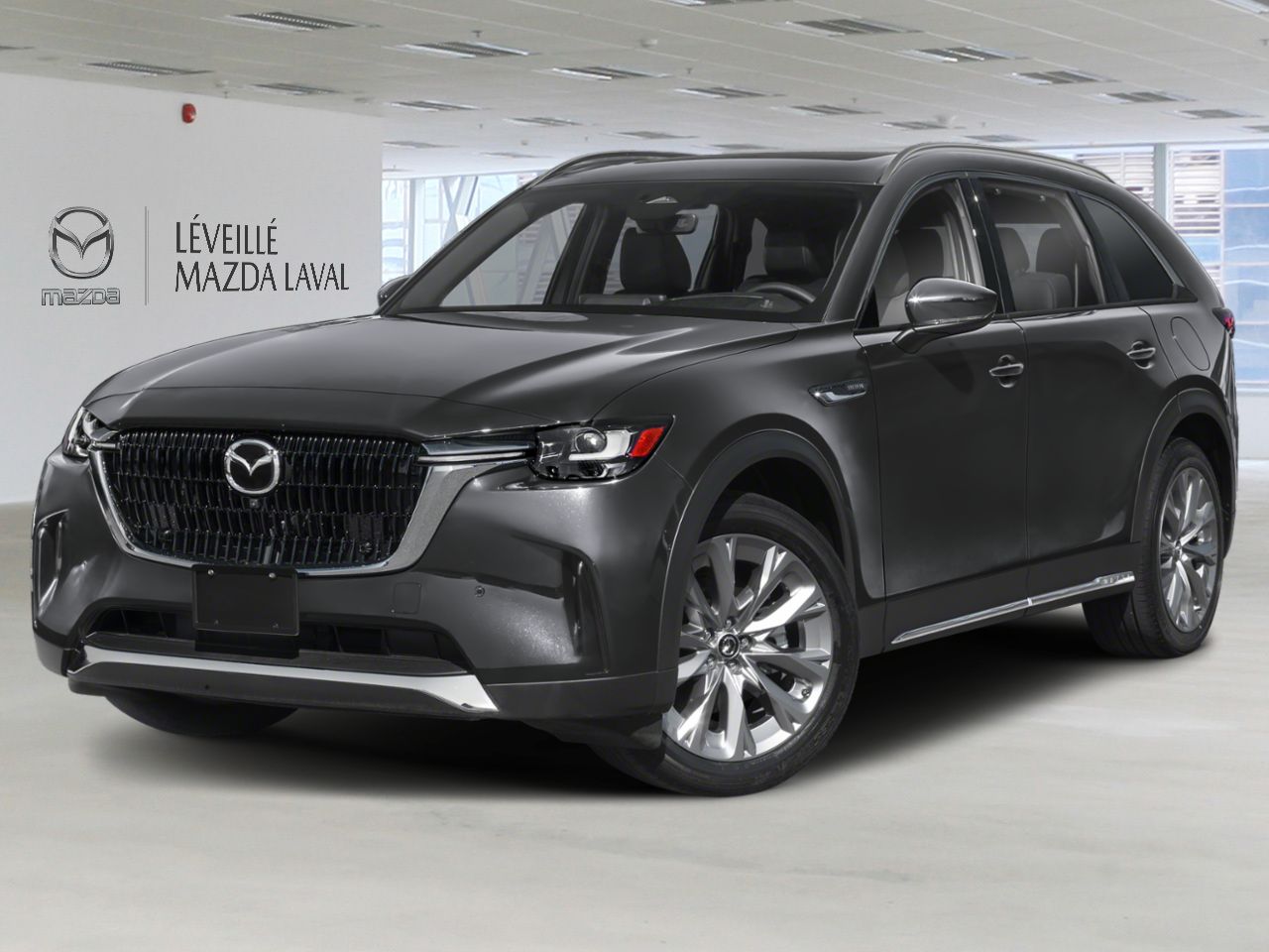 Mazda CX-90 hybride léger GT-P 2025 Gris mécanique métallisé Laval - photo #0
