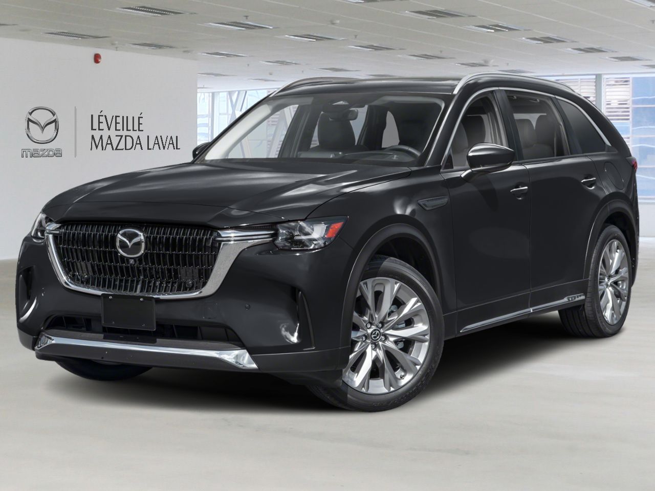 Mazda CX-90 hybride léger GT 2025 Noir de jais mica Laval - photo #0