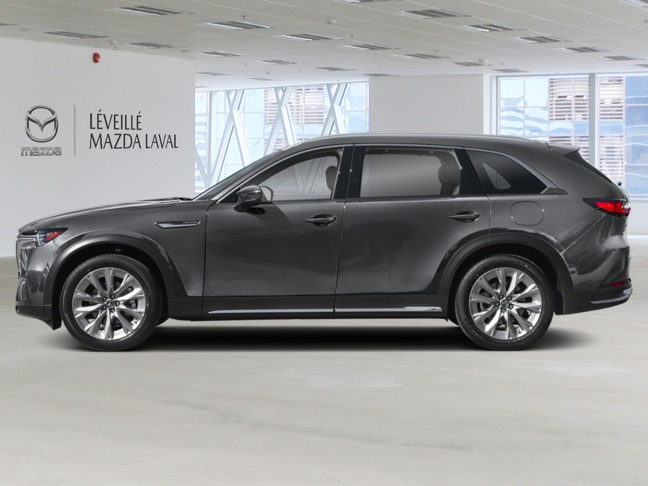 Mazda CX-90 hybride léger GT-P 2025 Gris mécanique métallisé Laval - photo #2