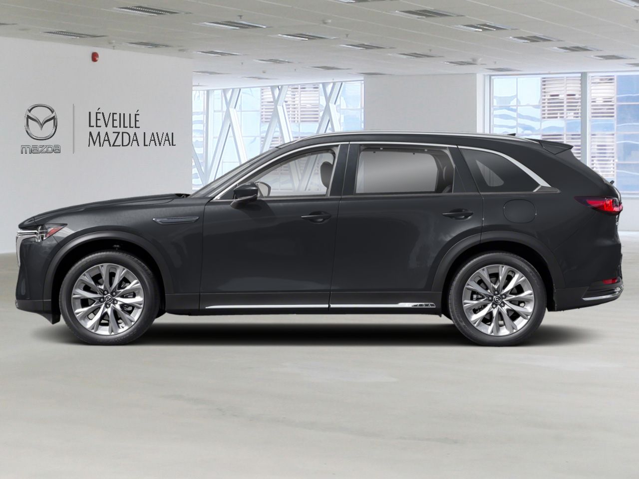 Mazda CX-90 hybride léger GT 2025 Noir de jais mica Laval - photo #1