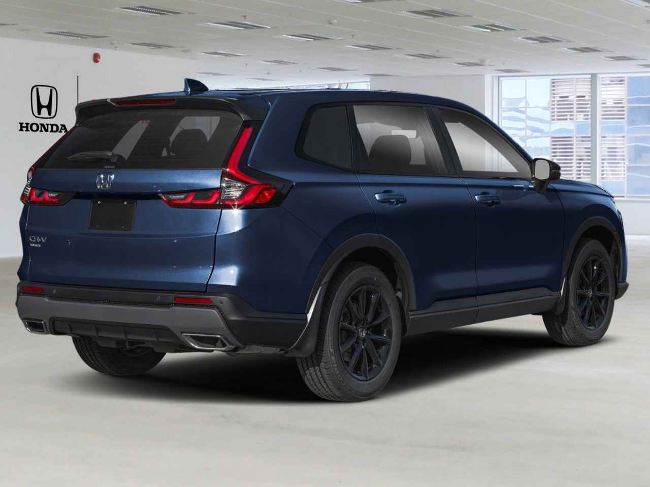 2026 Honda CR-V Hybrid Canyon River Blue Metallic Mississauga - photo #2