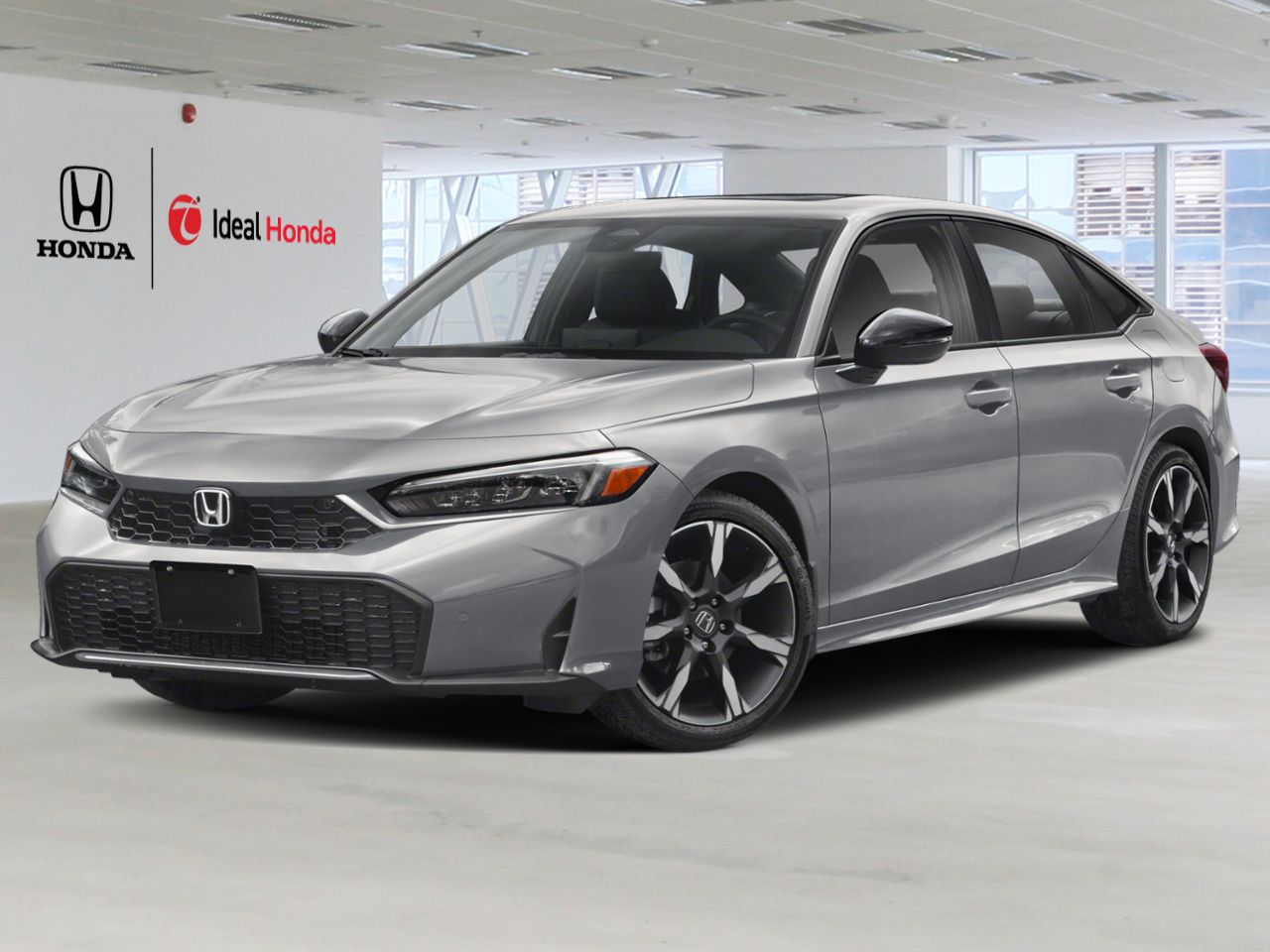 2026 HONDA Civic Sedan Hybrid Solar Reflection Silver Metallic Mississauga - photo #0