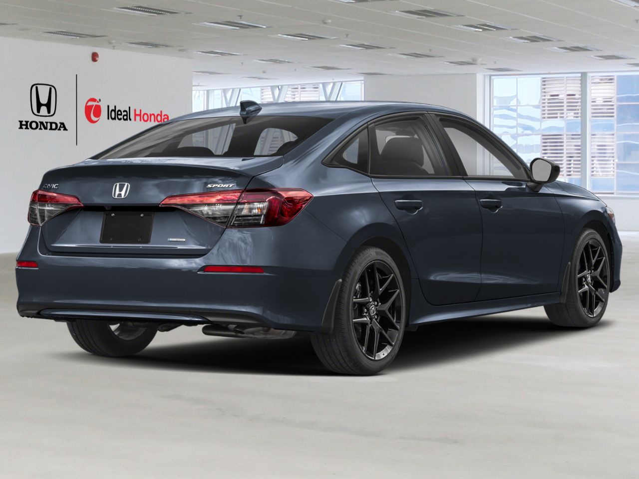 2026 HONDA Civic Sedan Hybrid Meteoroid Grey Metallic Mississauga - photo #1