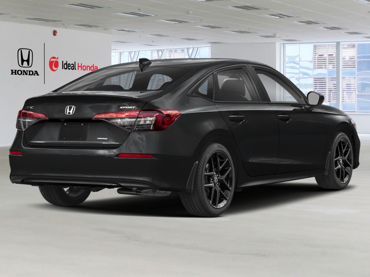 2026 HONDA Civic Sedan Hybrid Crystal Black Pearl Mississauga - photo #1