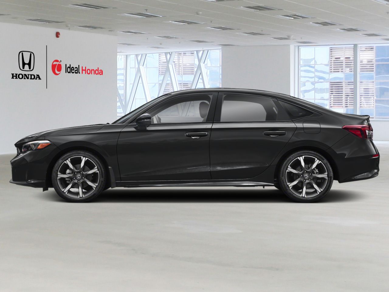 2026 HONDA Civic Sedan Hybrid Crystal Black Pearl Mississauga - photo #2