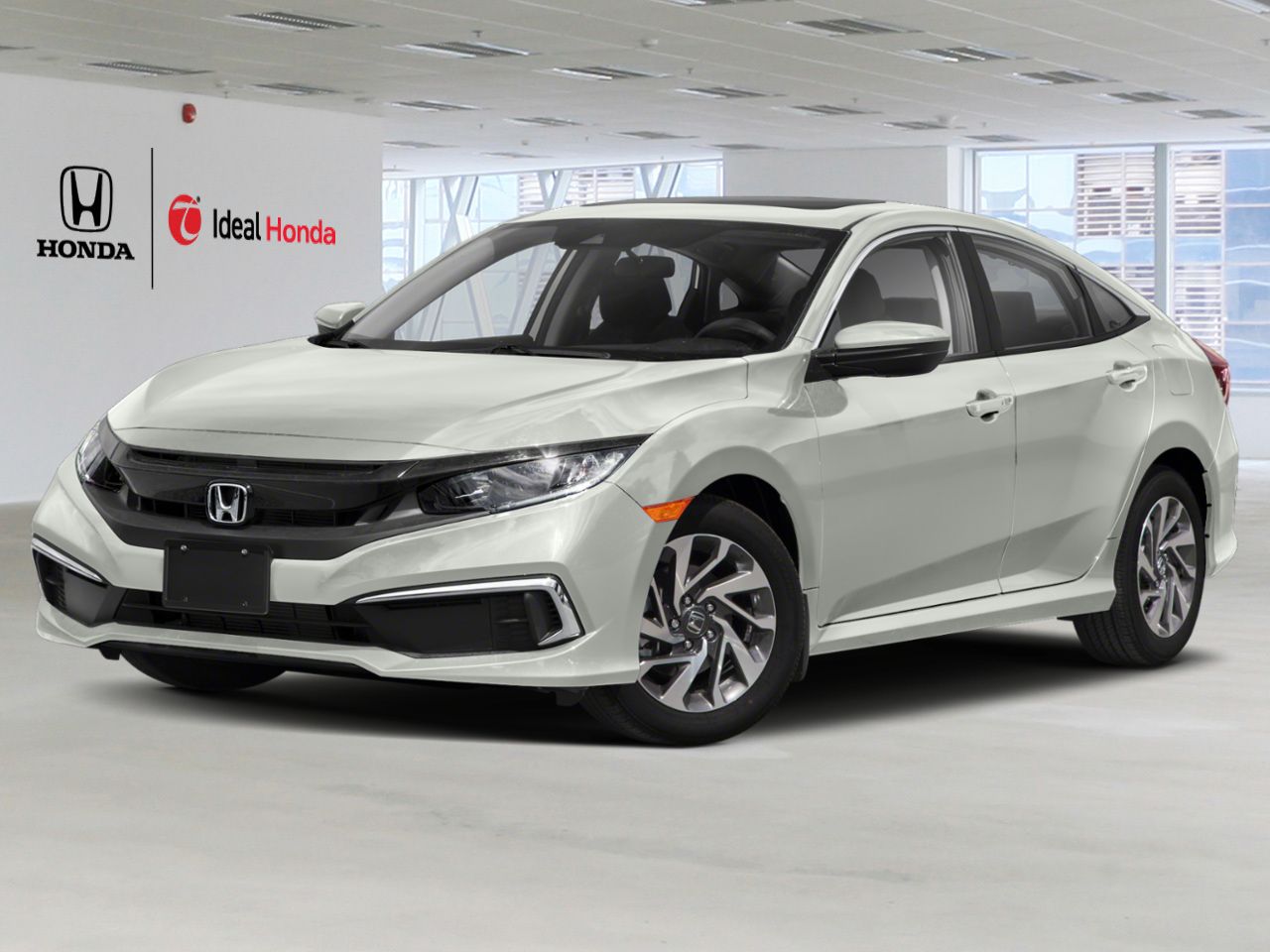 2021 Honda Civic Sedan EX CVT White Mississauga - photo #0