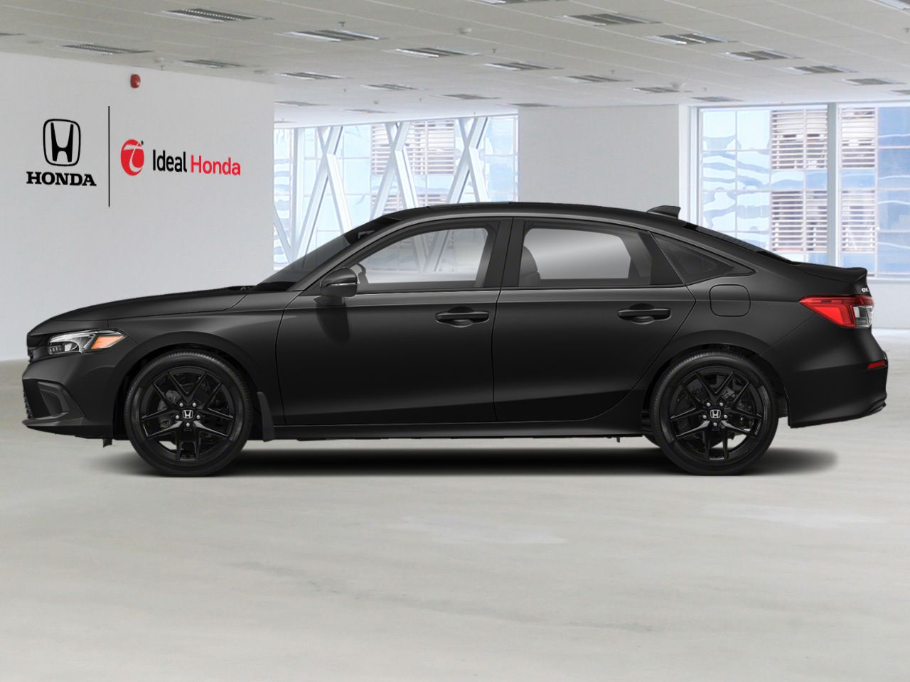 2023 Honda Civic Sedan SPORT CVT Black Mississauga - photo #1