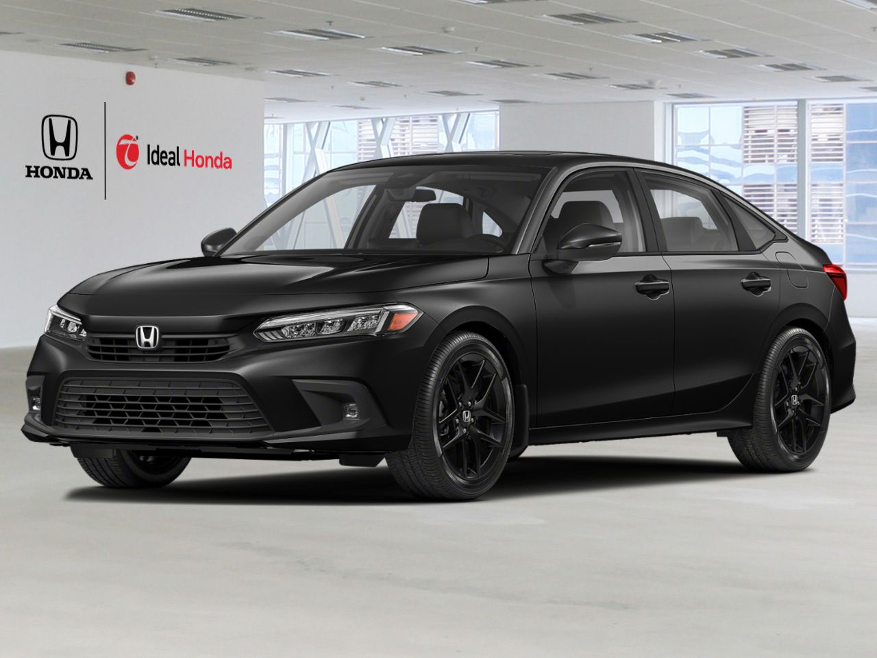 2023 Honda Civic Sedan SPORT CVT Black Mississauga - photo #0