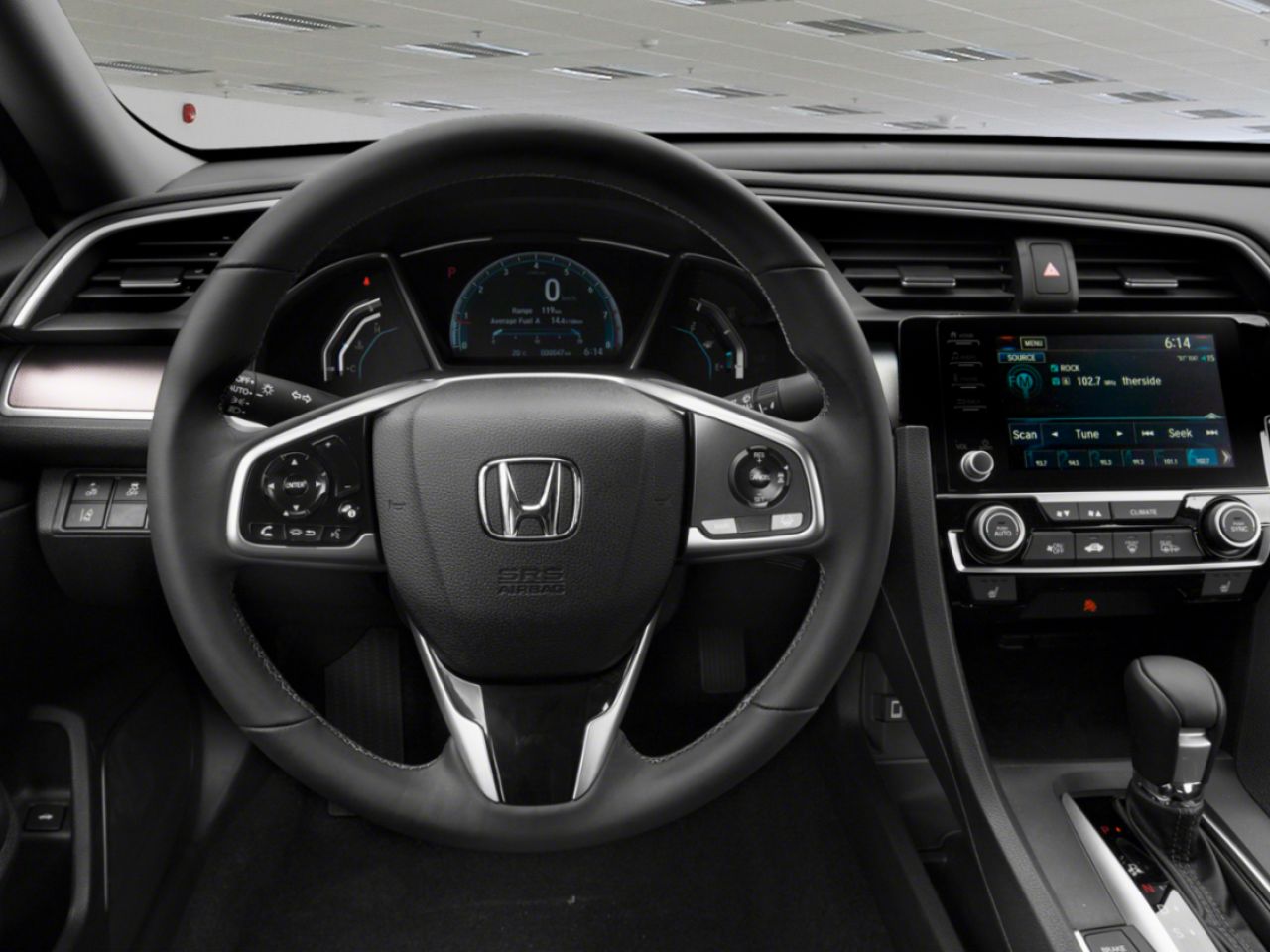 2021 Honda Civic Sedan EX CVT White Mississauga - photo #10