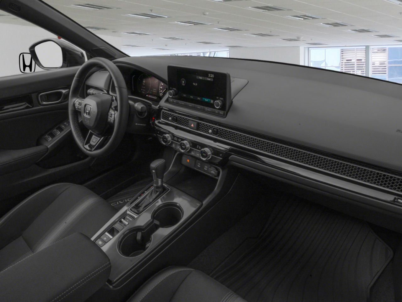 2026 HONDA Civic Sedan Hybrid Meteoroid Grey Metallic Mississauga - photo #11