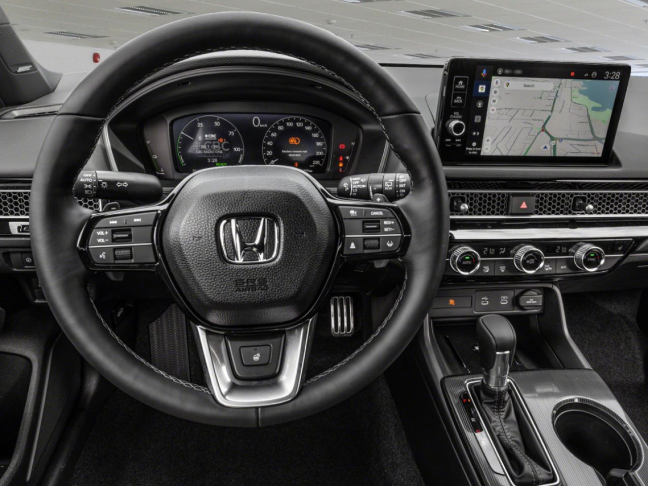 2026 Honda Civic Hatchback Hybrid Crystal Black Pearl Mississauga - photo #3