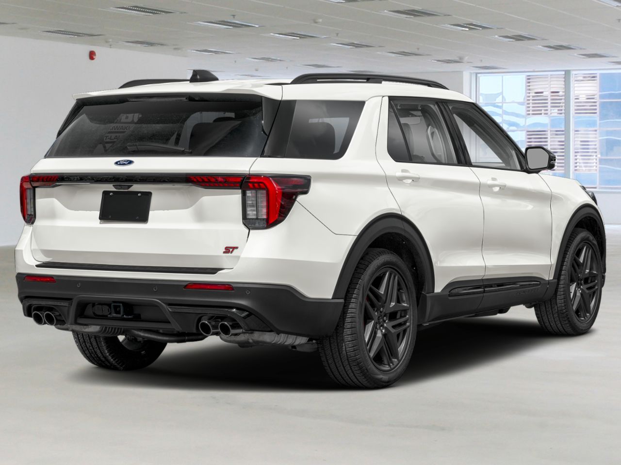 Ford Explorer 2026 Blanc astral m&eacute;tallis&eacute; trois couches Mont-Laurier - photo #1