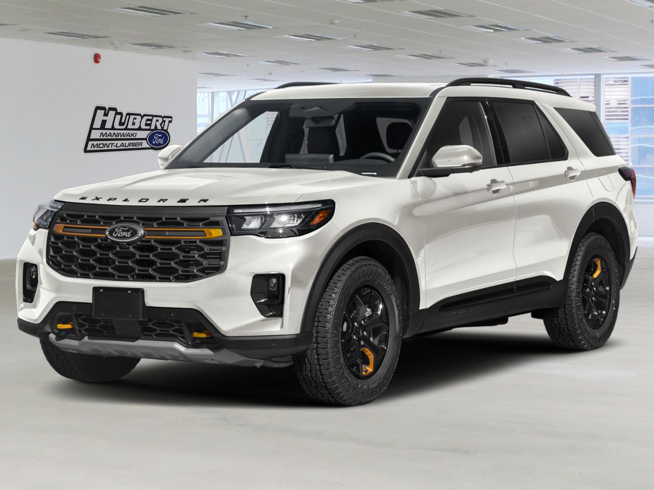 Ford Explorer 2026 Blanc astral m&eacute;tallis&eacute; trois couches Mont-Laurier - photo #0