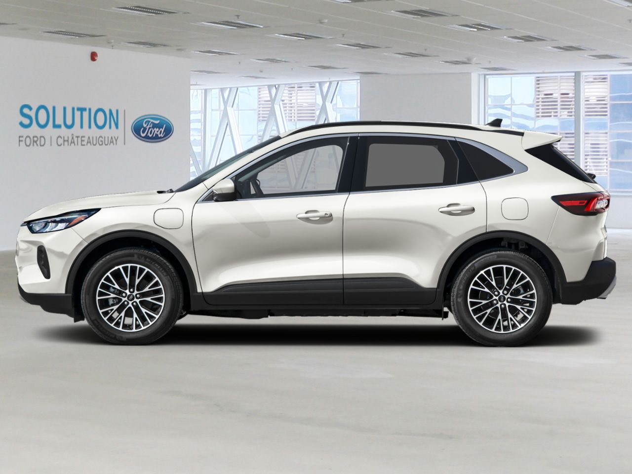 Ford Escape VHR TA 2025 Blanc astral m&eacute;tallis&eacute; trois couches Ch&acirc;teauguay - photo #1