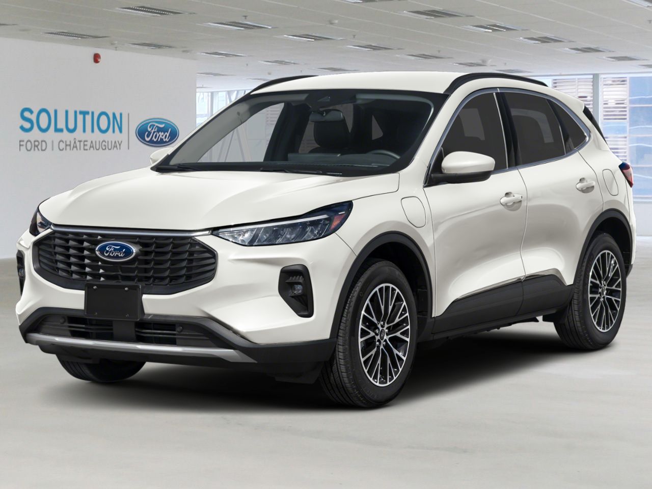 Ford Escape VHR TA 2025 Blanc astral m&eacute;tallis&eacute; trois couches Ch&acirc;teauguay - photo #0