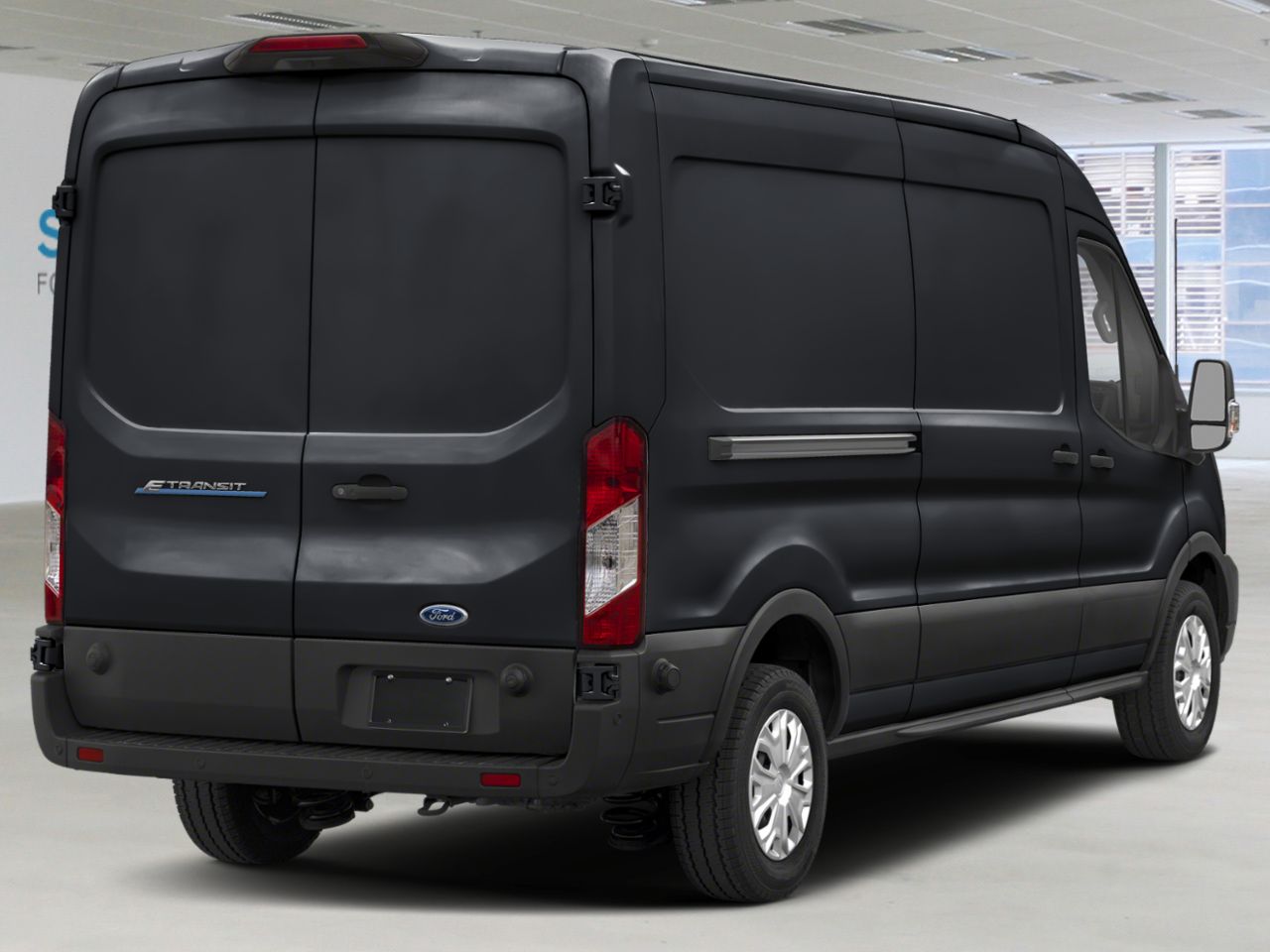 Ford E-Transit fourgonnette utilitaire T-350 PA TOIT MOYEN 148 PO PNBV DE 9 500 LB 2025 Noir agate m&eacute;tallis&eacute; Ch&acirc;teauguay - photo #1