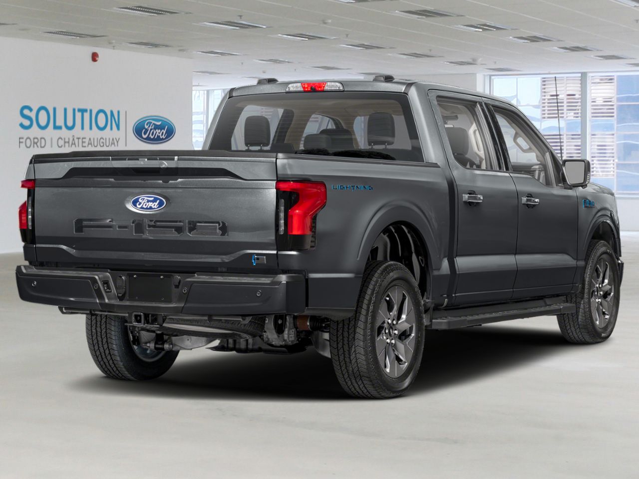 2025 Ford F-150 Lightning Carbonized Grey Metallic Ch&acirc;teauguay - photo #2