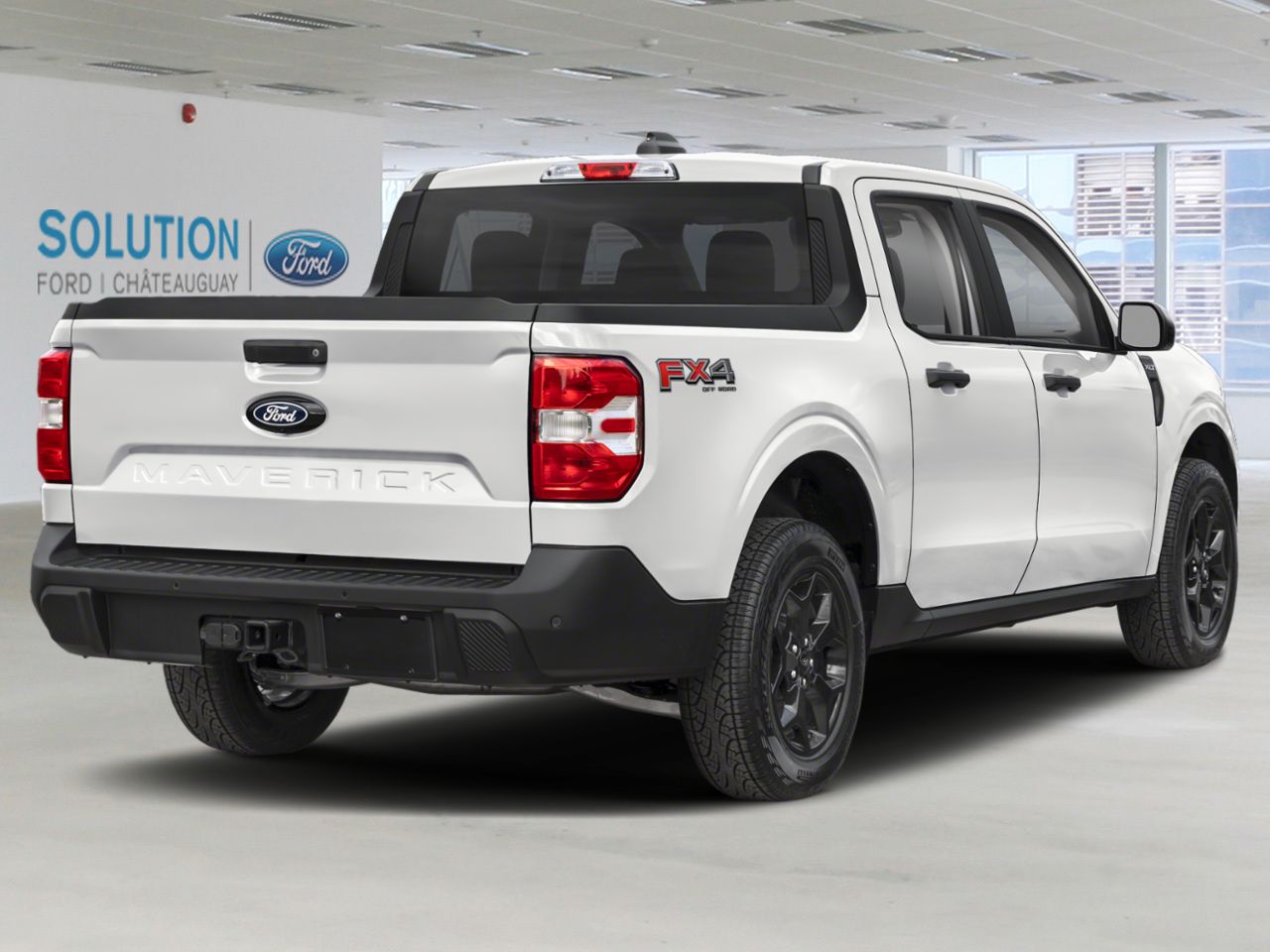 Ford Maverick XLT TI SUPERCREW 2026 Blanc Oxford Ch&acirc;teauguay - photo #1
