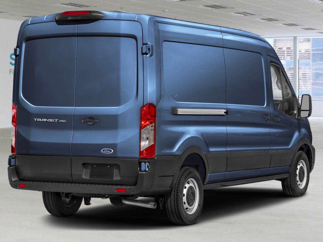 Ford Transit fourgon utilitaire T-250 PA TOIT MOYEN 148 PO PNBV DE 9 070 LB 2026 Bleu m&eacute;tallis&eacute; Ch&acirc;teauguay - photo #2