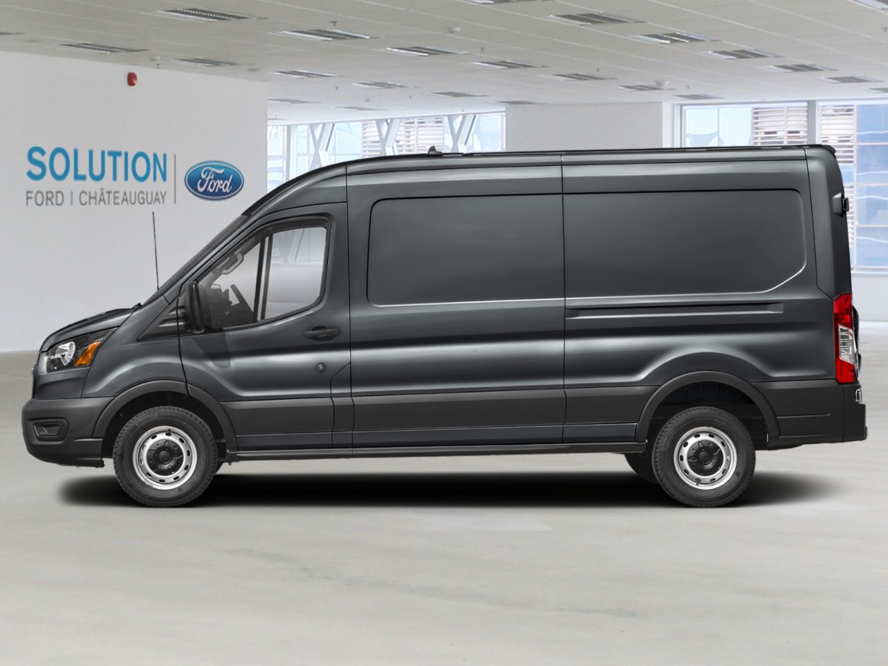 Ford Transit fourgon utilitaire T-250 TI TOIT MOYEN 148 PO PNBV DE 9 070 LB 2026 Gris carbonis&eacute; m&eacute;tallis&eacute; Ch&acirc;teauguay - photo #1