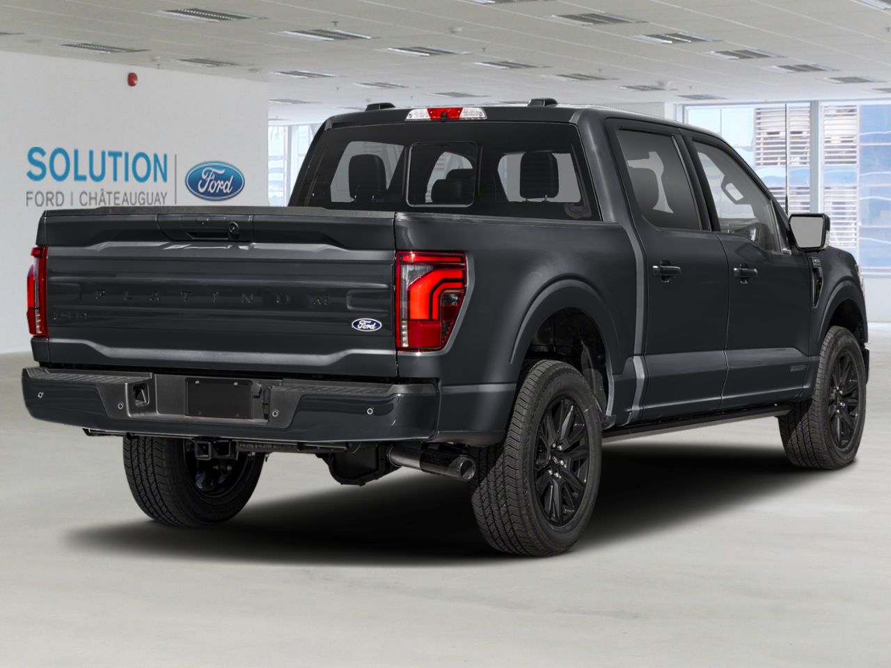 Ford F-150 PLATINUM SUPERCREW 4RM CAISSE DE 6,5 PI 2026 Noir agate m&eacute;tallis&eacute; Ch&acirc;teauguay - photo #2