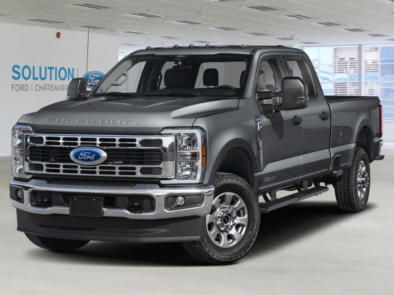 Ford Super Duty F-350 &agrave; roues arri&egrave;re jumel&eacute;es XLT CABINE 6 PLACES 4RM CAISSE DE 8 PI 2026 Gris carbonis&eacute; m&eacute;tallis&eacute; Ch&acirc;teauguay - photo #0