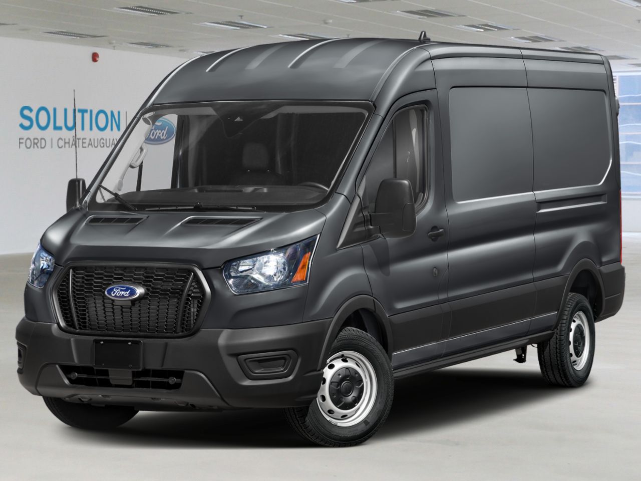 Ford Transit fourgon utilitaire T-250 TI TOIT MOYEN 148 PO PNBV DE 9 070 LB 2026 Gris carbonis&eacute; m&eacute;tallis&eacute; Ch&acirc;teauguay - photo #0
