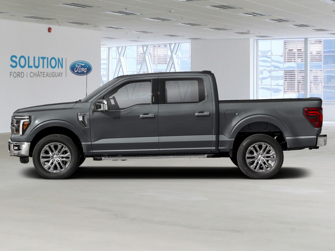 Ford F-150 LARIAT CABINE SUPERCREW 4RM CAISSE DE 6,5 PI 2026 Gris carbonis&eacute; m&eacute;tallis&eacute; Ch&acirc;teauguay - photo #1