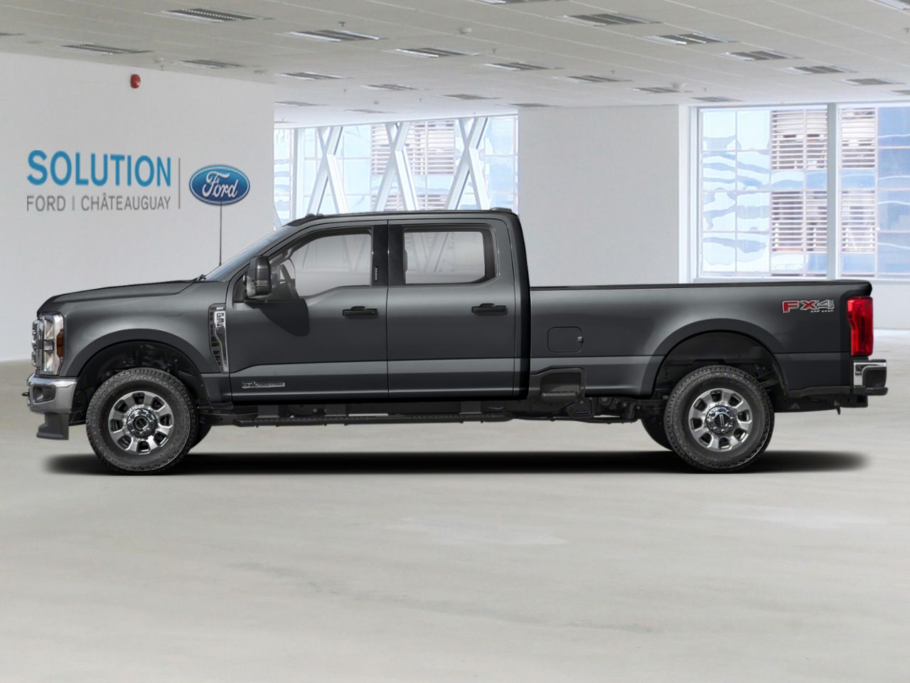 Ford Super Duty F-350 &agrave; roues arri&egrave;re jumel&eacute;es XLT CABINE 6 PLACES 4RM CAISSE DE 8 PI 2026 Gris carbonis&eacute; m&eacute;tallis&eacute; Ch&acirc;teauguay - photo #2