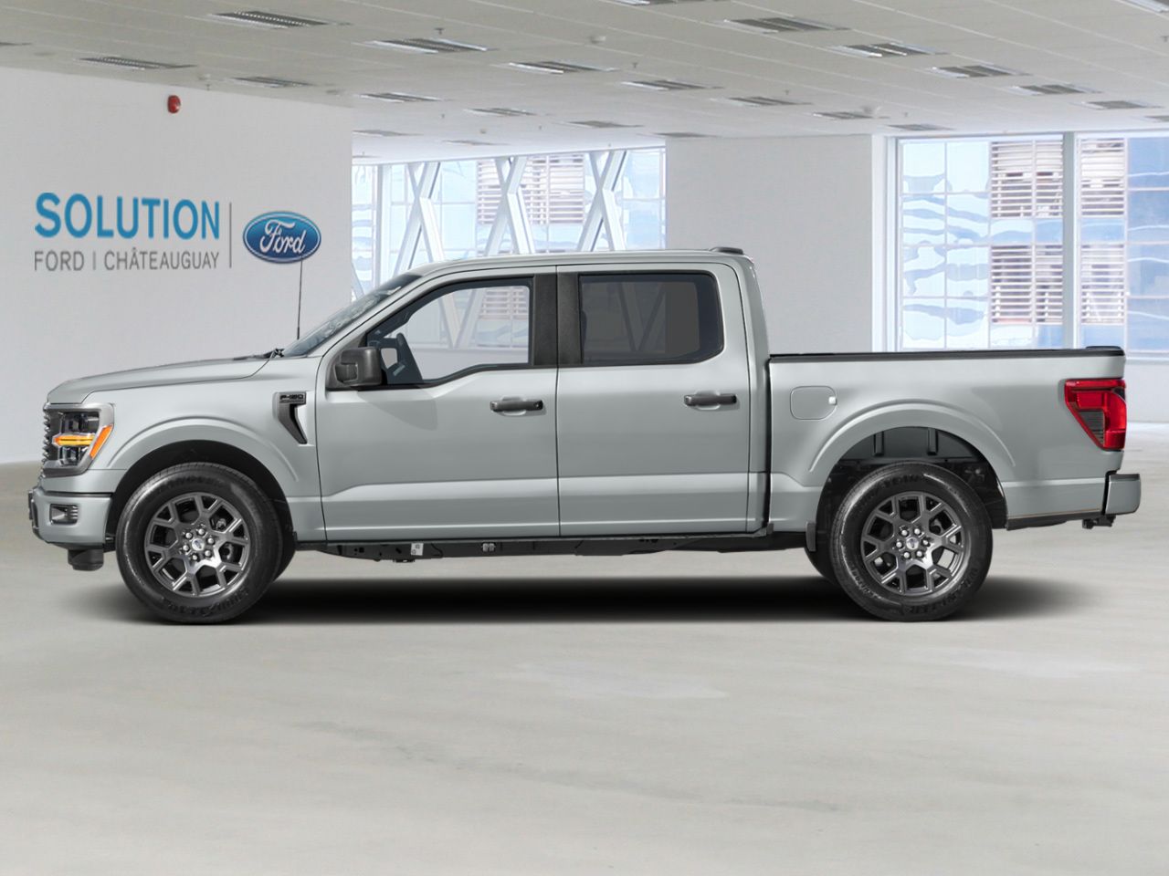 White 2026 Ford F-150 STX SuperCrew 4WD Pickup Truck Four-Wheel Drive Automatic