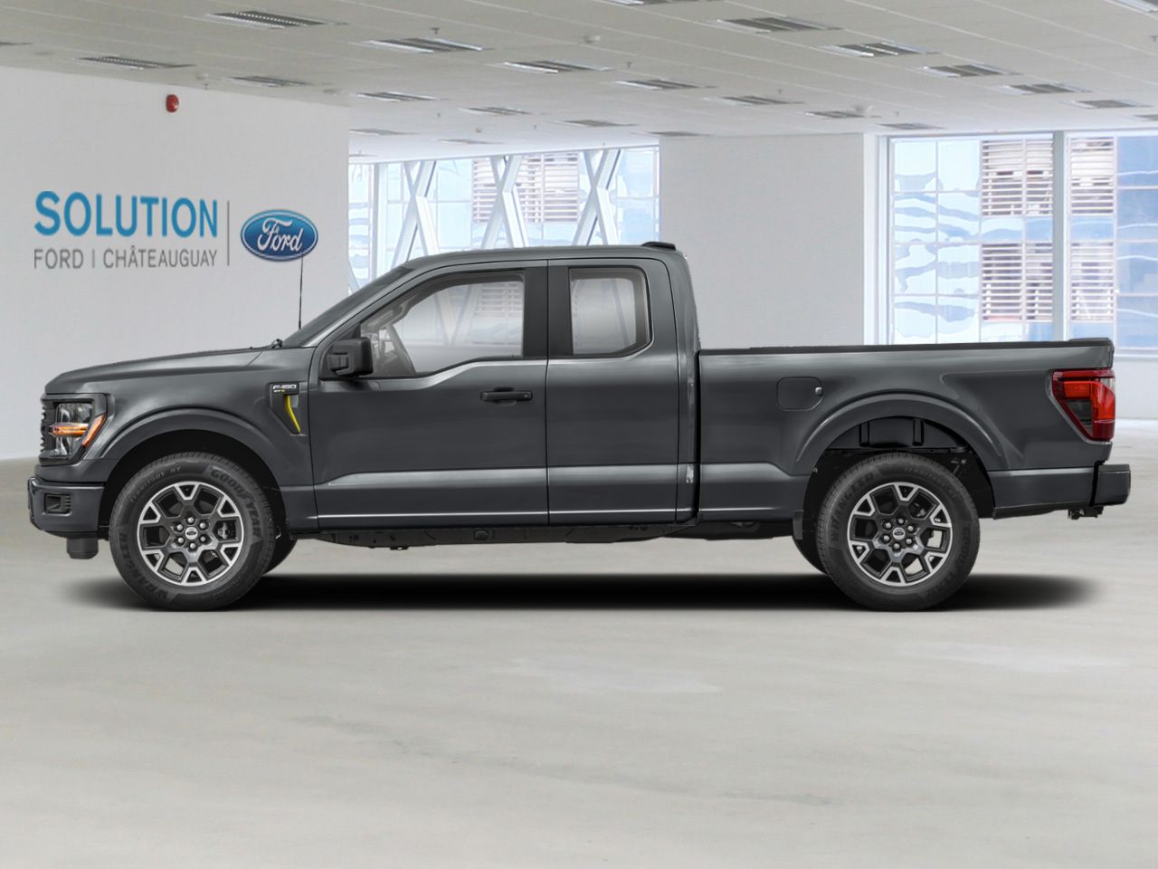 Gray 2026 Ford F-150 Pickup Truck Four-Wheel Drive Automatic