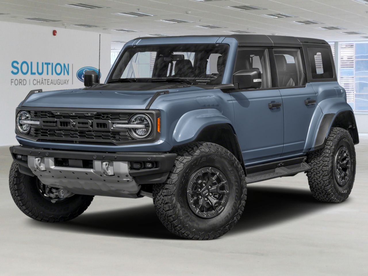 Ford Bronco RAPTOR 4 PORTES 4X4 2024 Gris azur m&eacute;tallis&eacute; trois couches Ch&acirc;teauguay - photo #0