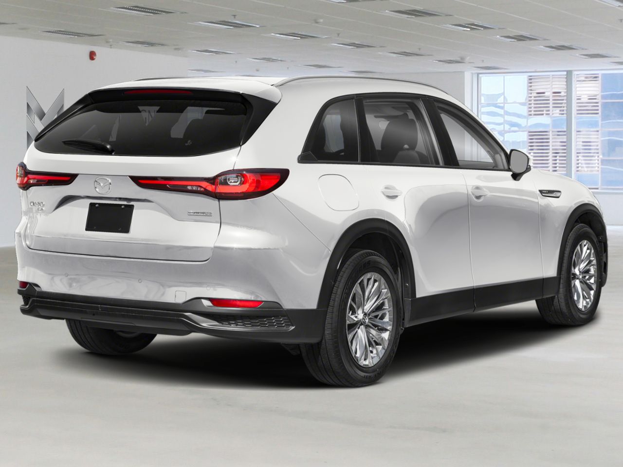 MAZDA CX-90 hybride rechargeable GS-L TI 2026 Blanc rhodium m&eacute;tallis&eacute; Montmagny - photo #2