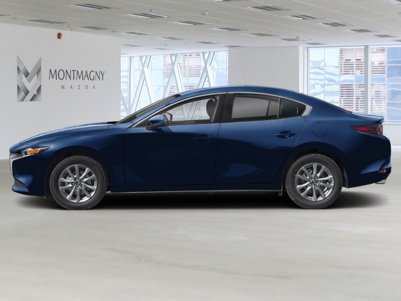 MAZDA Mazda3 GX TA 2026 Bleu cristal fonc&eacute; mica Montmagny - photo #2